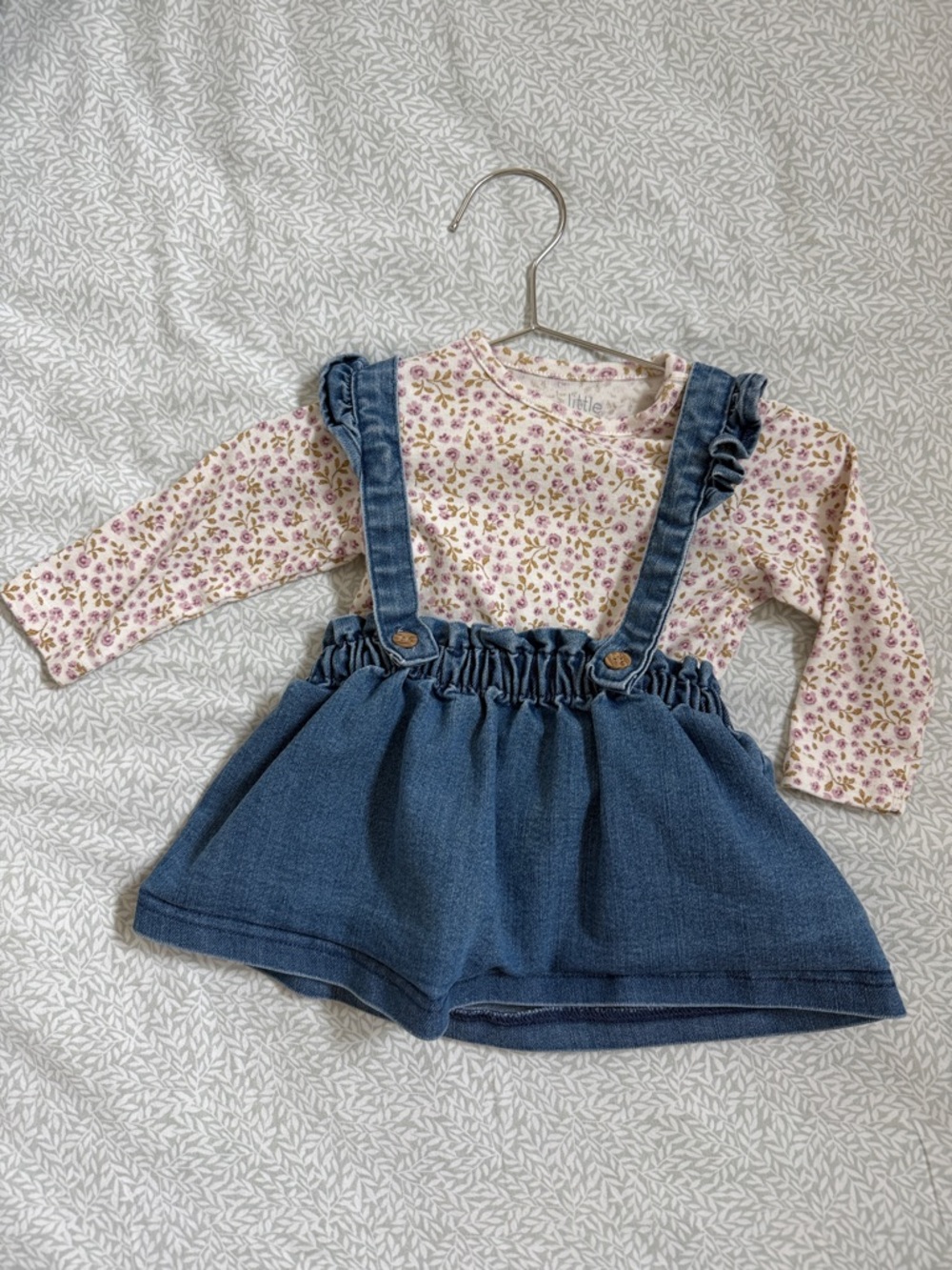Overall Dress and Long Sleeve